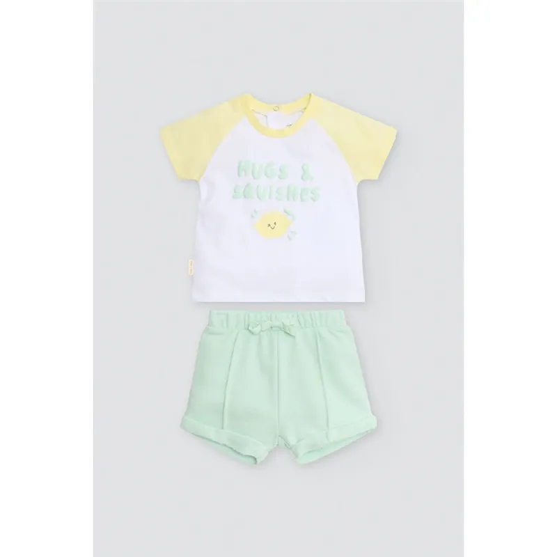 Conjunto Bebe Manga Corta De Ysabel Mora