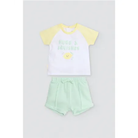 Conjunto Bebe Manga Corta De Ysabel Mora