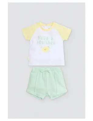 Conjunto Bebe Manga Corta De Ysabel Mora