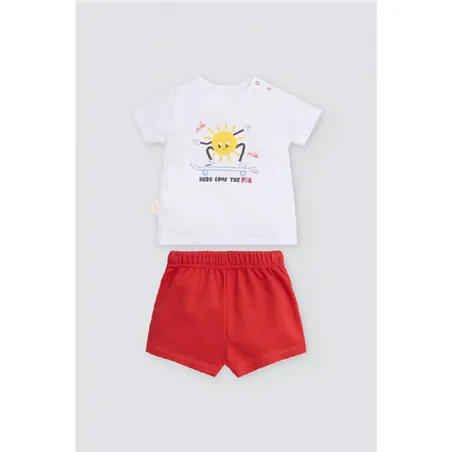 Conjunto Bebe Manga Corta De Ysabel Mora