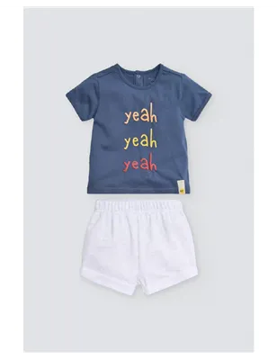 Conjunto Bebe Manga Corta De Ysabel Mora
