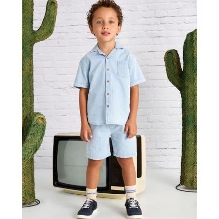 Camisa M/C Denim De Mayoral