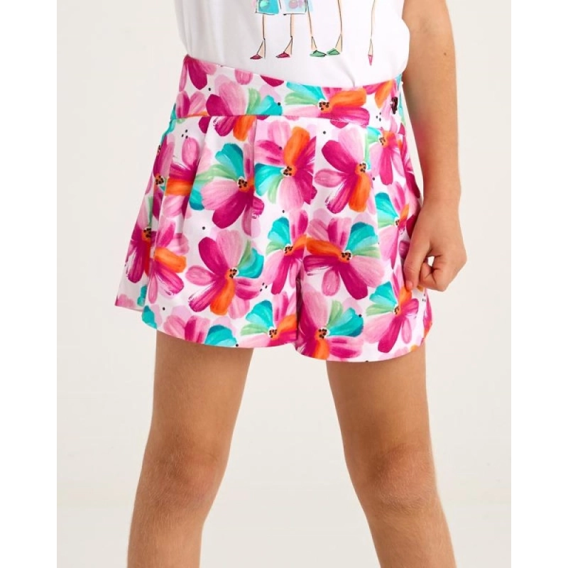 Falda Pantalon Estampado De Mayoral