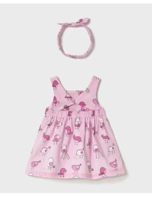 Vestido Y Diadema De Mayoral