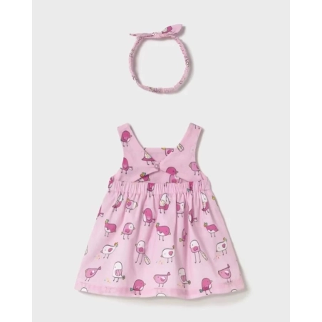 Vestido Y Diadema De Mayoral