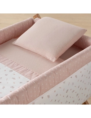Minicuna Tijera Madera Calma de Cambrass Rosa