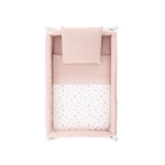 Minicuna Tijera Madera Calma de Cambrass Rosa