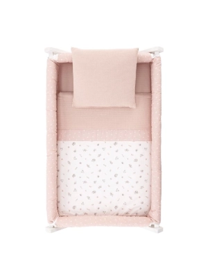 Minicuna Tijera Madera Calma de Cambrass Rosa