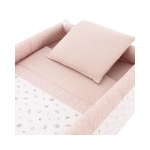 Minicuna Tijera Madera Calma de Cambrass Rosa