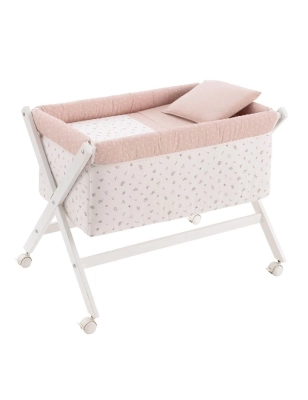 Minicuna Tijera Madera Calma de Cambrass Rosa