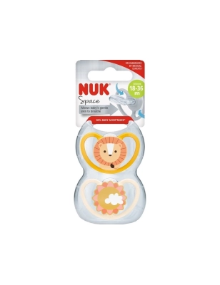 Pack 2 chupetes 18-36 meses de Nuk
