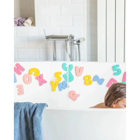 Juguetes para baño Letras y números de Saro