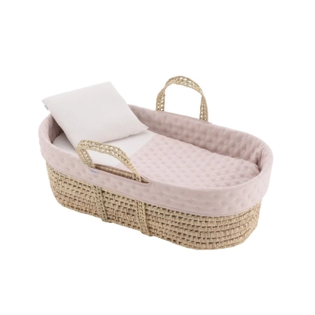 Capazo Palma Acolchado Tender de Cambrass Blush