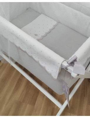 Minicuna Rombo con Dosel de Uzturre