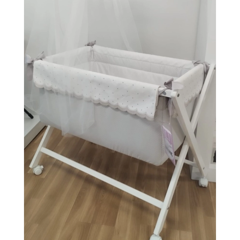 Minicuna Rombo con Dosel de Uzturre Minicuna Rombo con Dosel de Uzturre