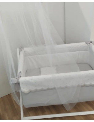 Minicuna Rombo con Dosel de Uzturre