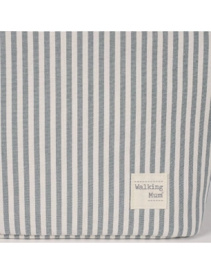Bolsa Canastilla Praline Rayas de Walking Mum Matcha