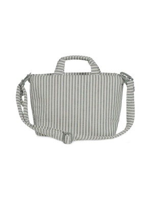Bolsa Canastilla Praline Rayas de Walking Mum Matcha