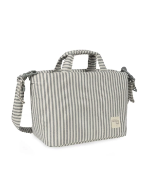 Bolsa Canastilla Praline Rayas de Walking Mum Matcha