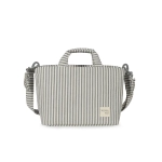 Bolsa Canastilla Praline Rayas de Walking Mum Matcha