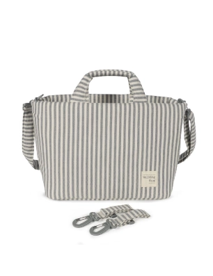 Bolsa Canastilla Praline Rayas de Walking Mum Matcha