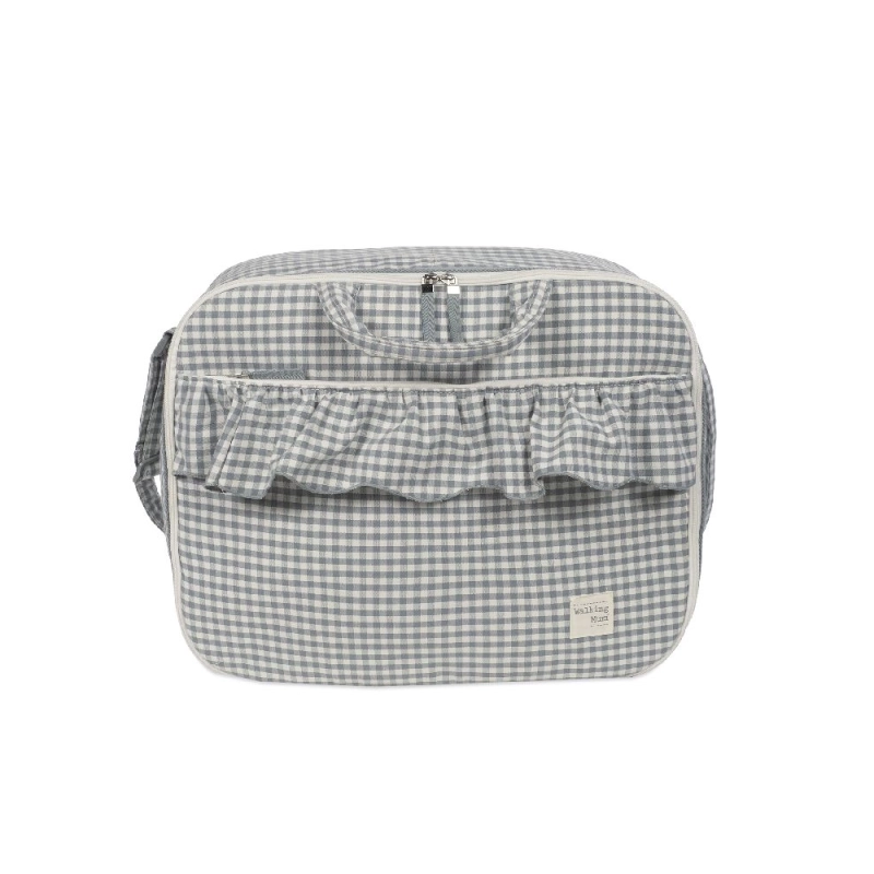 Maleta Praliné Vichy de Walking Mum
