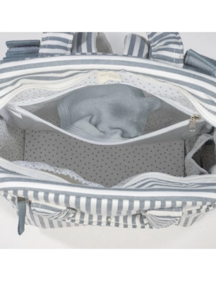 Mochila Praliné Rayas de Walking Mum Matcha