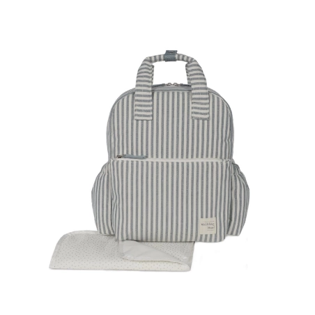 Mochila Praliné Rayas de Walking Mum Matcha