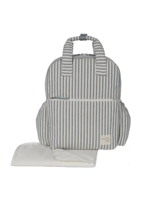 Mochila Praliné Rayas de Walking Mum Matcha