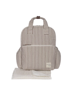 Mochila Praliné Rayas de Walking Mum Moka