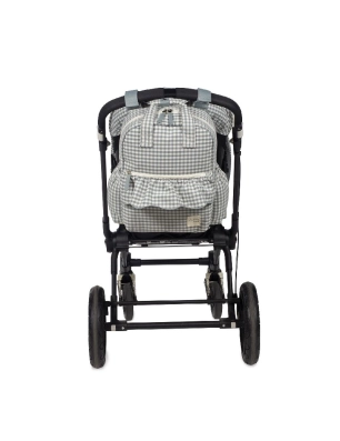 Mochila Praliné Vichy de Walking Mum Matcha