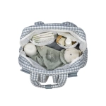 Mochila Praliné Vichy de Walking Mum Matcha