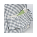 Mochila Praliné Vichy de Walking Mum Matcha