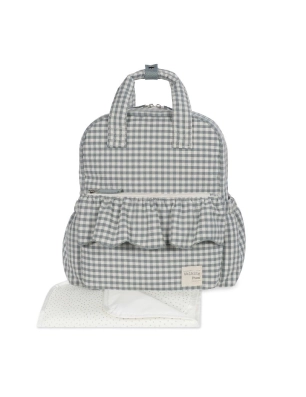 Mochila Praliné Vichy de Walking Mum Matcha