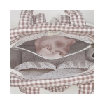 Mochila Praliné Vichy de Walking Mum Moka