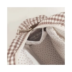 Mochila Praliné Vichy de Walking Mum Moka
