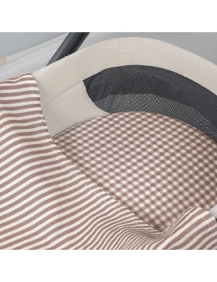 Funda colchón y muselina Praliné de Walking Mum Moka