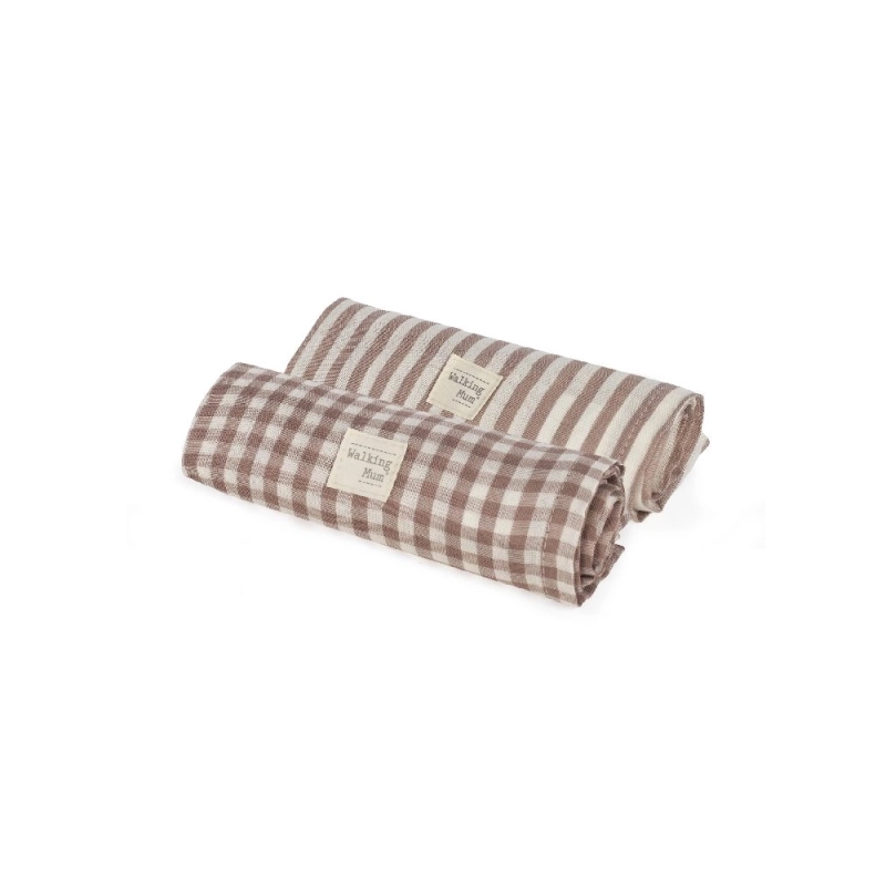 Pack 2 muselinas Praliné de Walking Mum