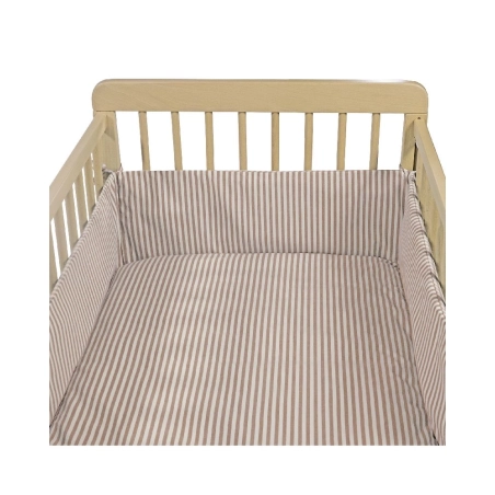 Protector cuna Praliné reversible de Walking Mum Moka