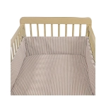 Protector cuna Praliné reversible de Walking Mum Moka