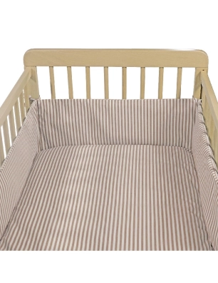 Protector cuna Praliné reversible de Walking Mum Moka