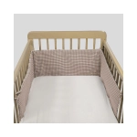 Protector cuna Praliné reversible de Walking Mum Moka