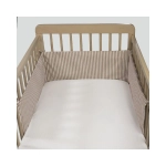 Protector cuna Praliné reversible de Walking Mum Moka