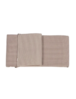 Protector cuna Praliné reversible de Walking Mum Moka