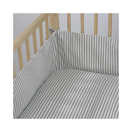 Protector cuna Praliné reversible de Walking Mum Matcha