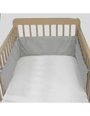 Protector cuna Praliné reversible de Walking Mum Moka
