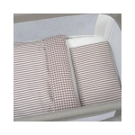 Edredón con sábana y almohada minicuna  Praliné de Walking Mum Moka