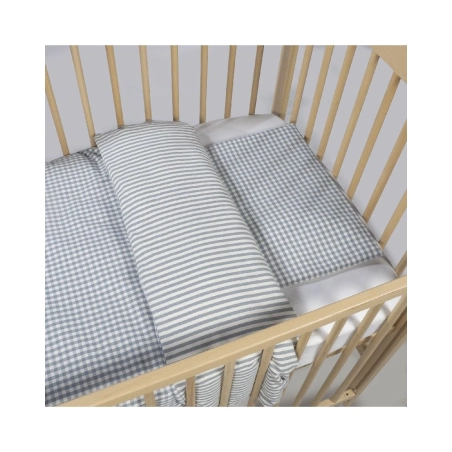 Edredón con sábana y almohada cuna Praliné de Walking Mum