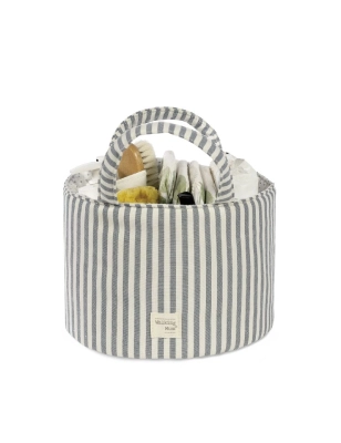 Cesta Organizador Praliné Rayas de Walking Mum Matcha