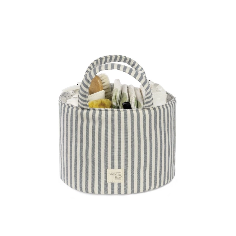 Cesta Organizador Praliné Rayas de Walking Mum
